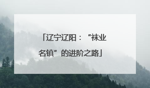 辽宁辽阳：“袜业名镇”的进阶之路