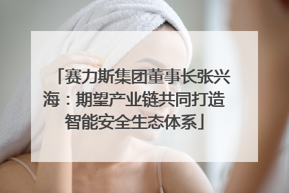 赛力斯集团董事长张兴海：期望产业链共同打造智能安全生态体系