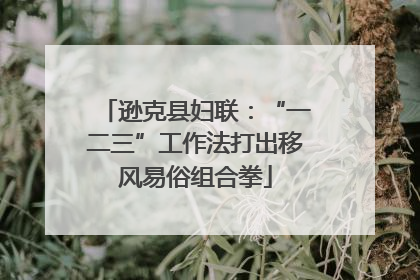 逊克县妇联：“一二三”工作法打出移风易俗组合拳