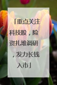 重点关注科技股，险资扎堆调研，发力长钱入市