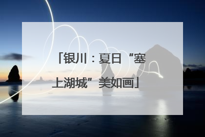 银川：夏日“塞上湖城”美如画