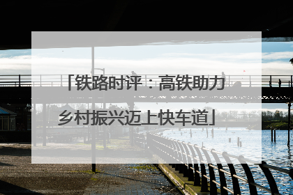 铁路时评：高铁助力乡村振兴迈上快车道