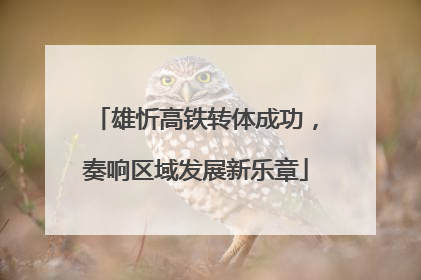 雄忻高铁转体成功，奏响区域发展新乐章