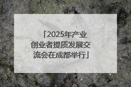 2025年产业创业者提质发展交流会在成都举行
