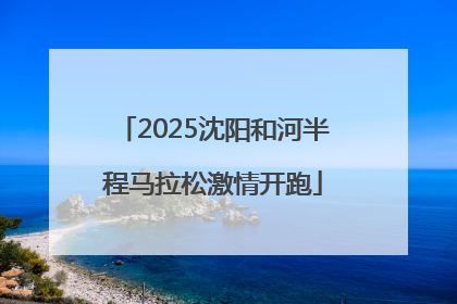2025沈阳和河半程马拉松激情开跑