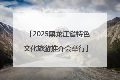 2025黑龙江省特色文化旅游推介会举行